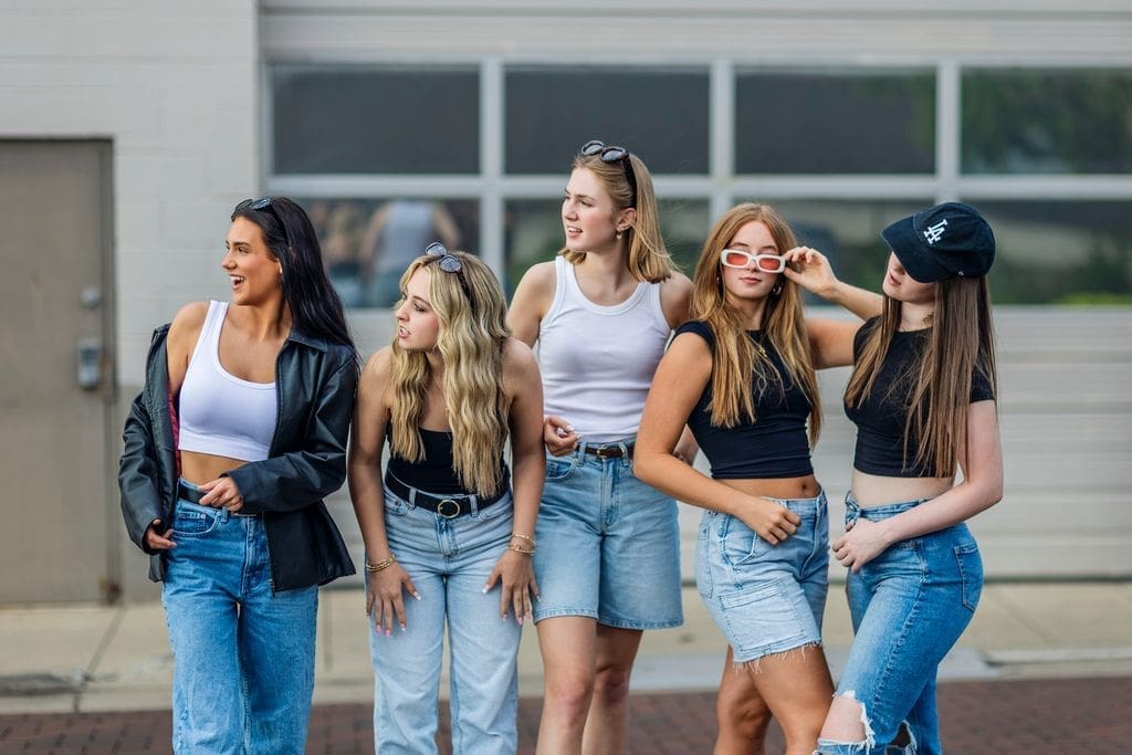 Indianapolis MODEL TEAM for Marci and Christy photography at an editorial downtown photoshoot