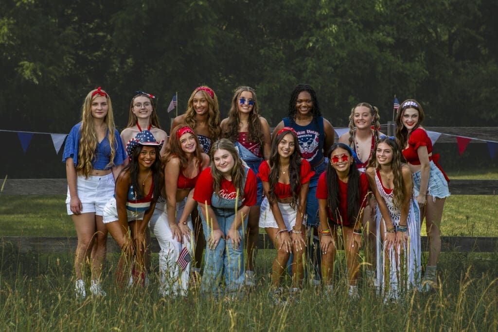 Indianapolis MODEL TEAM for Marci and Christy photography at an editorial 4th of july photoshoot